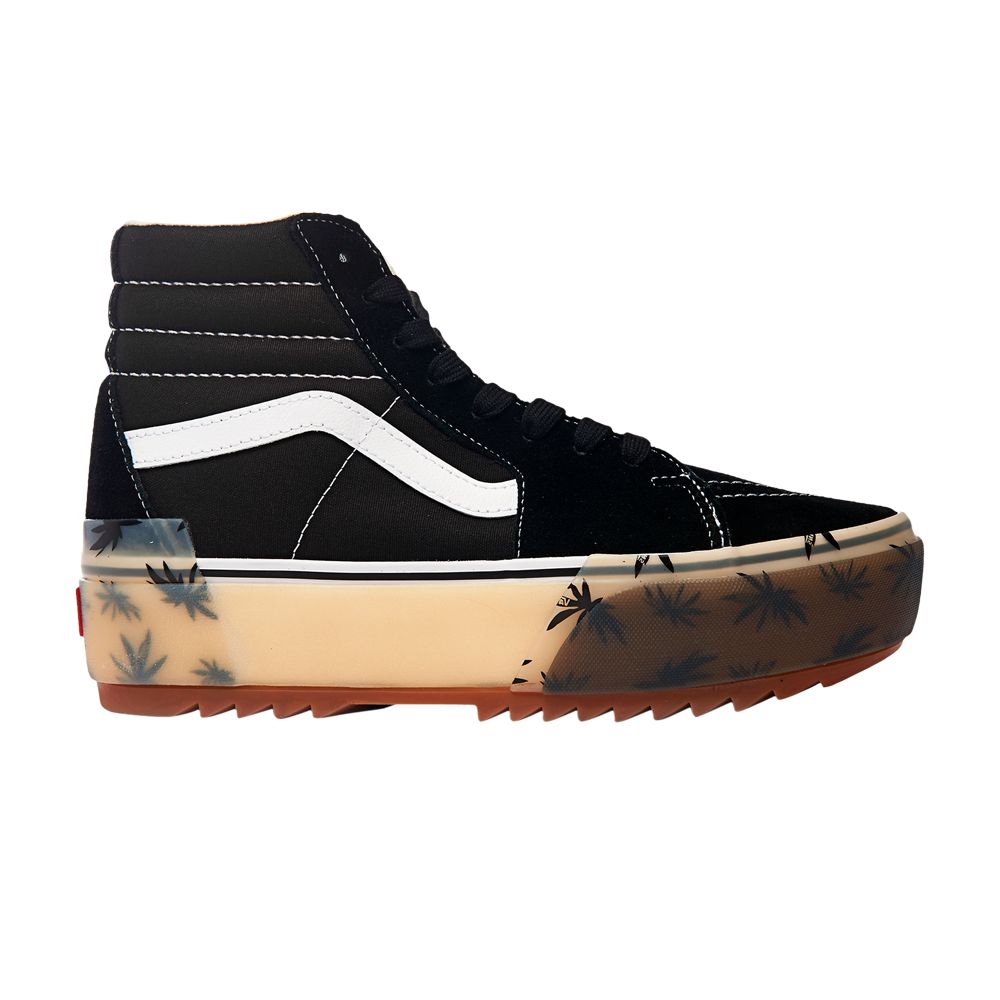 Pre-owned Vans Sk8-hi Stacked Lx 'palm Black'