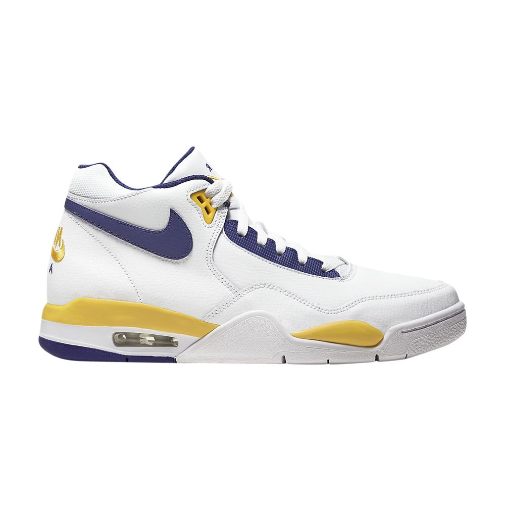 Nike Flight Legacy 'Lakers' | White | Men's Size 7.5