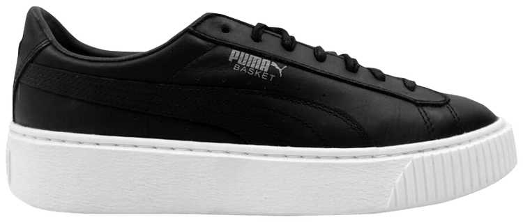 Puma Wmns Basket Platform Core Black Gold