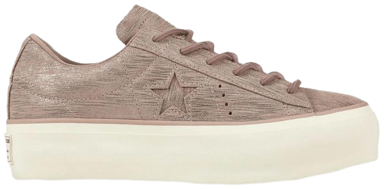 Converse Wmns One Star Platform Low Diffused Taupe