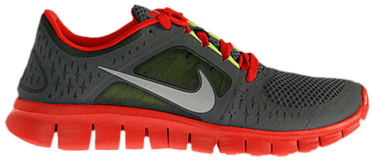 Nike Free Run 3 GS Dark Grey Red