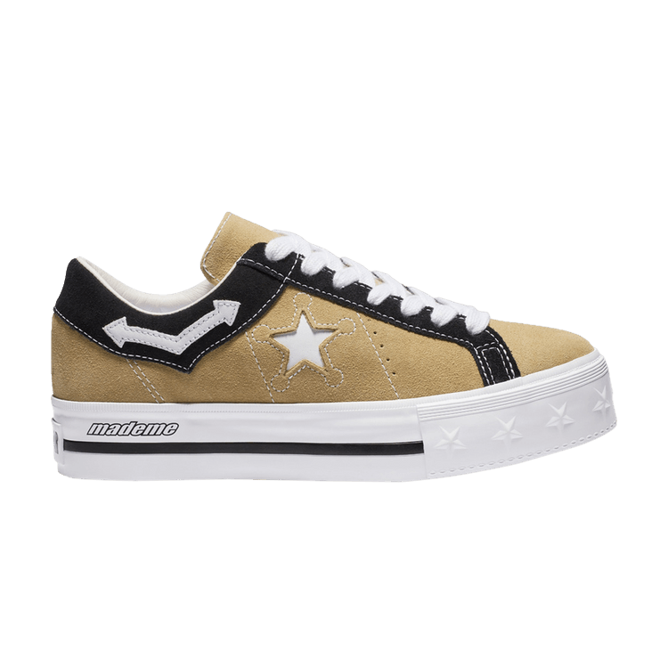 Size 5.5 MadeMe x Wmns One Star Platform Low Taupe