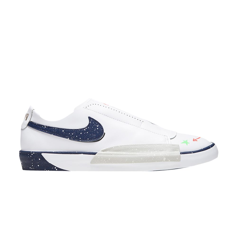 Nike Wmns Blazer Low 'Planet of Hoops' | White | Women's Size 7