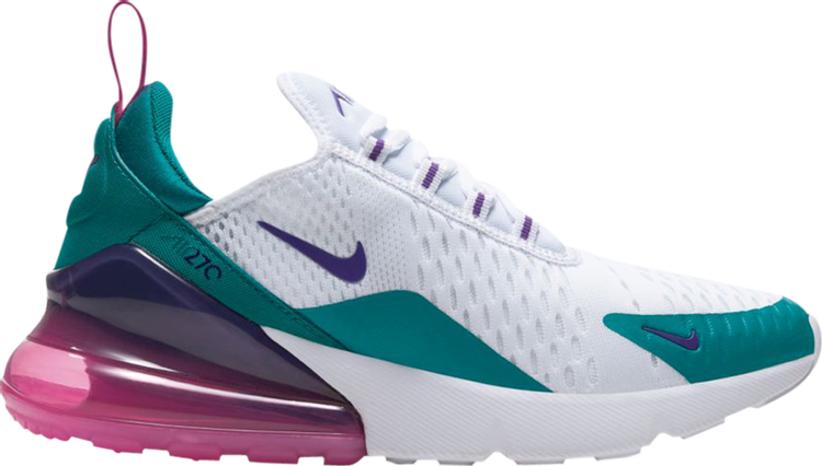 Nike Sportswear AIR MAX 270 PS RP UNISEX - Trainers -  white/volt/black/laser blue/light menta/vivid purple/white 