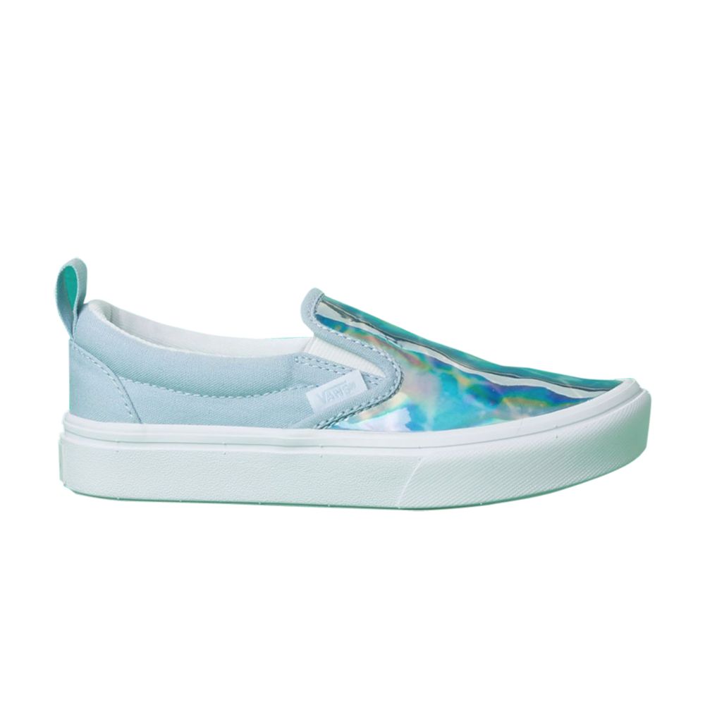 Vans Comfycush Slip-On Kids 'Autism Awareness' | Blue | Kid's Size 10.5