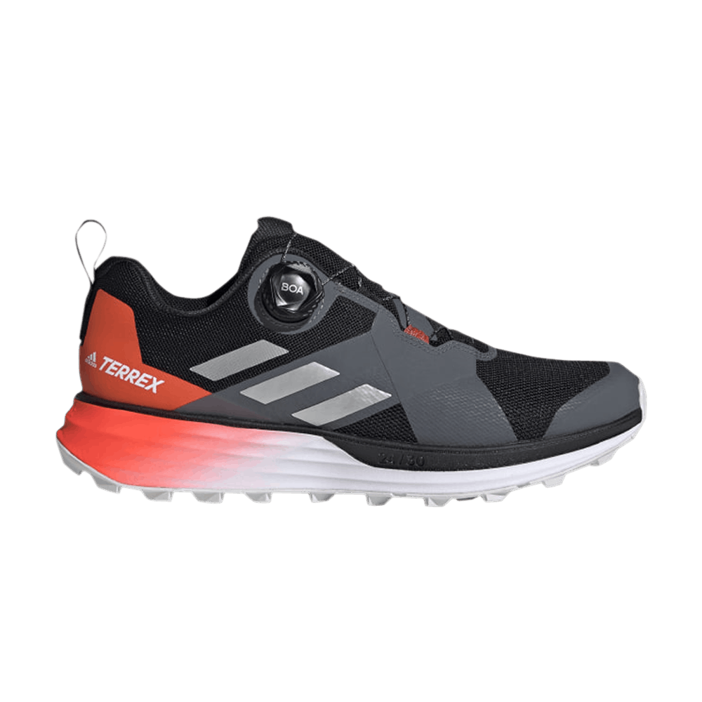 Buy Terrex Two Boa 'Black Solar Red' - EE8822 | GOAT