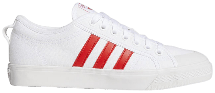 Adidas Nizza White Lush Red