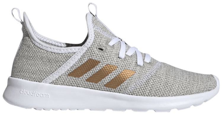 Buy Wmns Cloudfoam Pure Tactile Gold Metallic Grey EG3821 GOAT