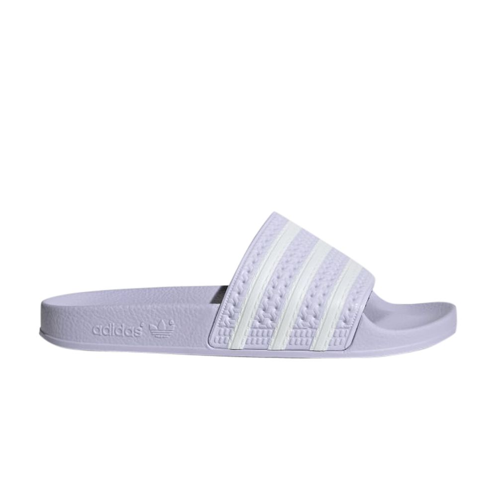 Pre-owned Adidas Originals Wmns Adilette Slides 'purple Tint'