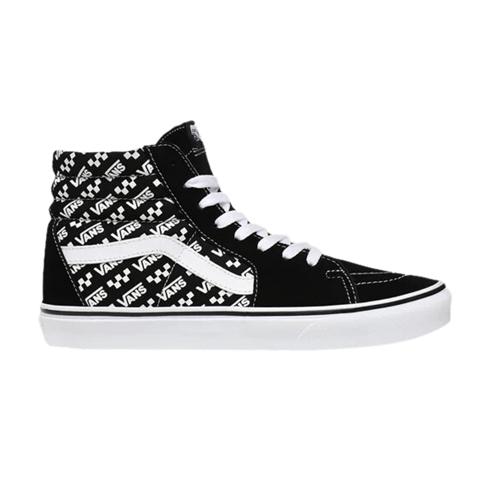 vans sk8 hi logo repeat
