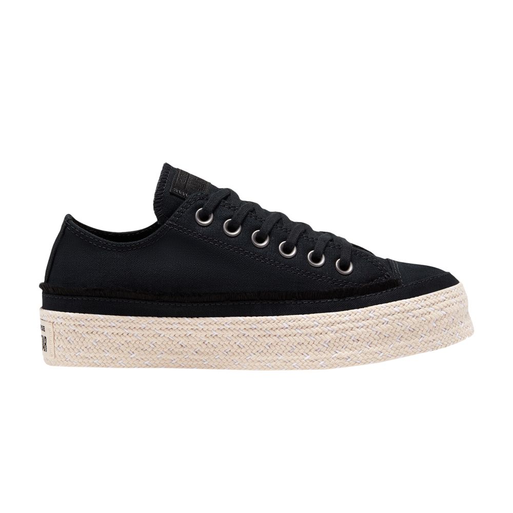 Converse Wmns Chuck Taylor All Star Espadrille Low 'Trail to Cove - Black' | Women's Size 8.5