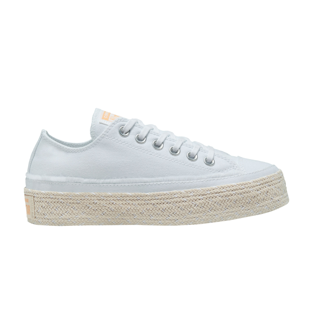 Pre-owned Converse Wmns Chuck Taylor All Star Espadrille Low 'trail To Cove - White'