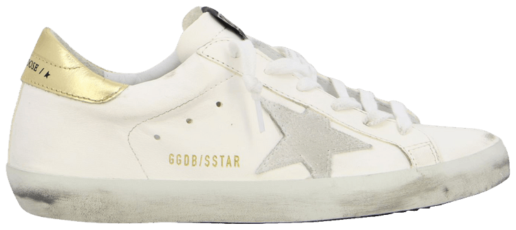 Golden Goose Wmns Superstar White Gold