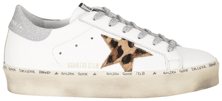 Golden Goose Wmns Hi Star 'White Leopard'