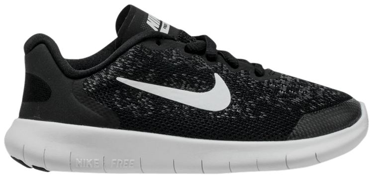 Nike Free RN 2017 PS Black White