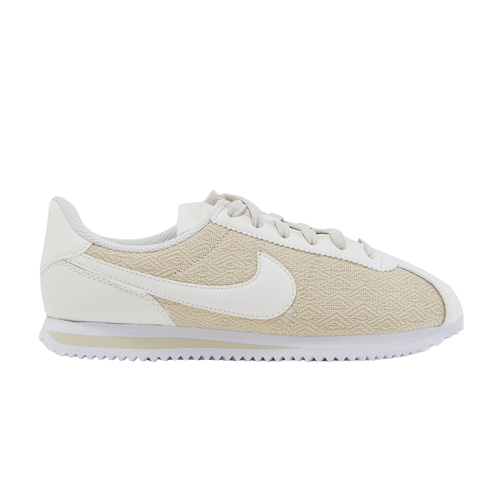 nike cortez fossil white