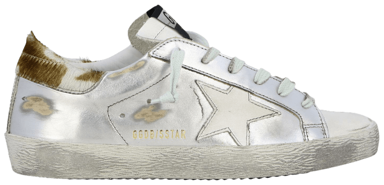 Golden Goose Wmns Superstar Silver Pony