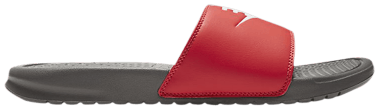 Nike Benassi Slide Iron Grey Red