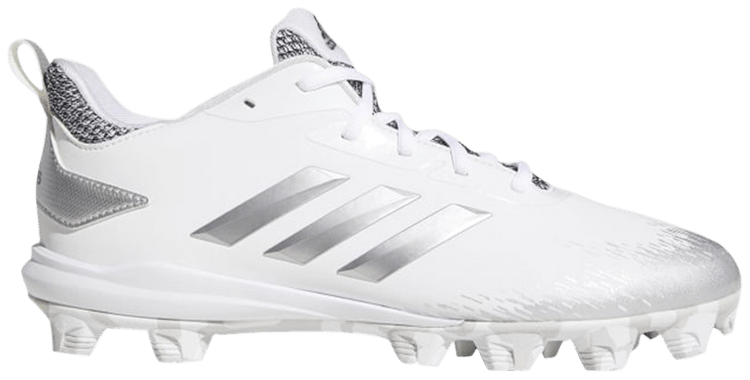 Adidas Adizero Afterburner 5 MD White Silver Metallic