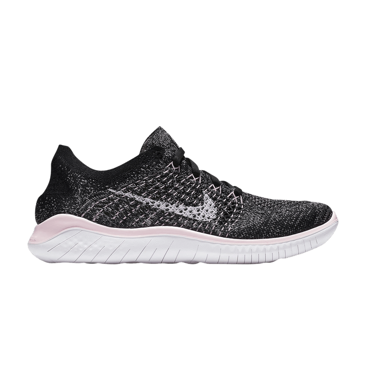 Buy Wmns Free RN Flyknit 2018 Black Pink Foam 942839 007 GOAT