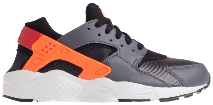 Nike Huarache Run GS Dark Grey Crimson