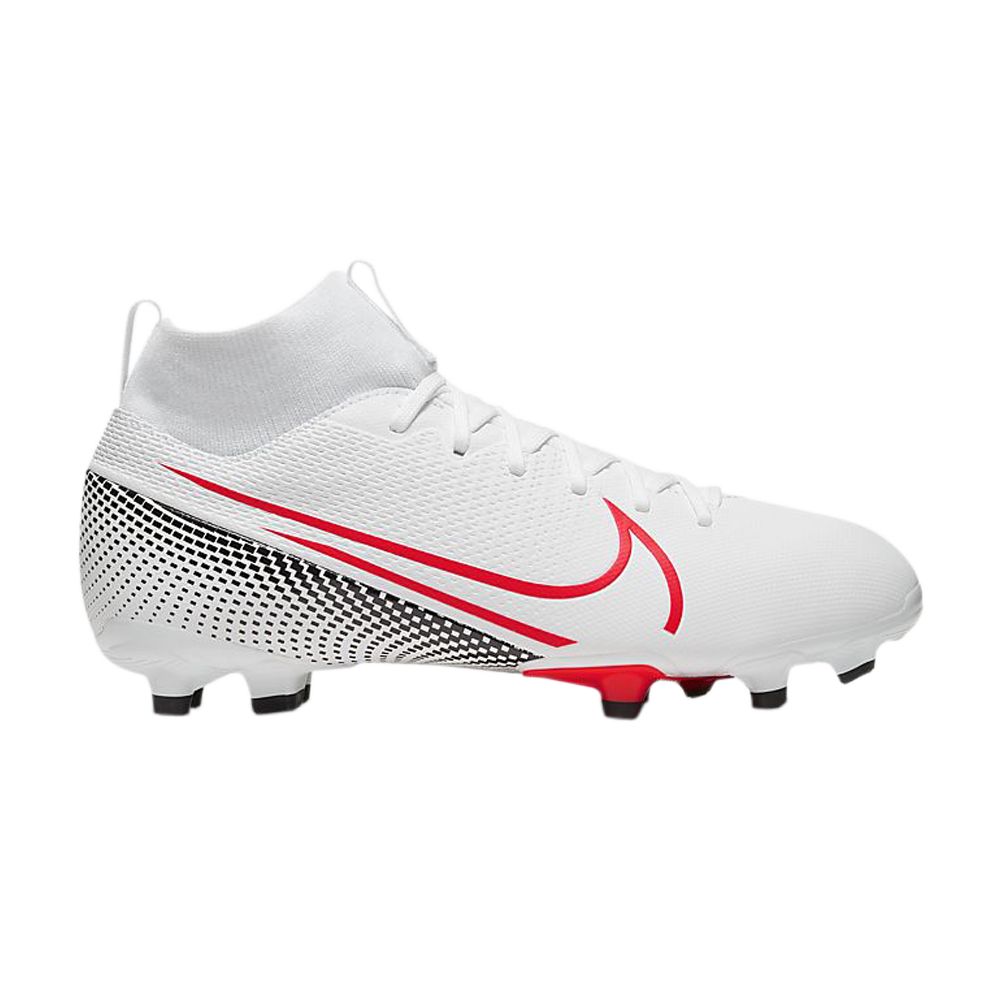 Pre-owned Nike Mercurial Superfly 7 Academy Mg Gs 'white Crimson' | Kid's Size 5
