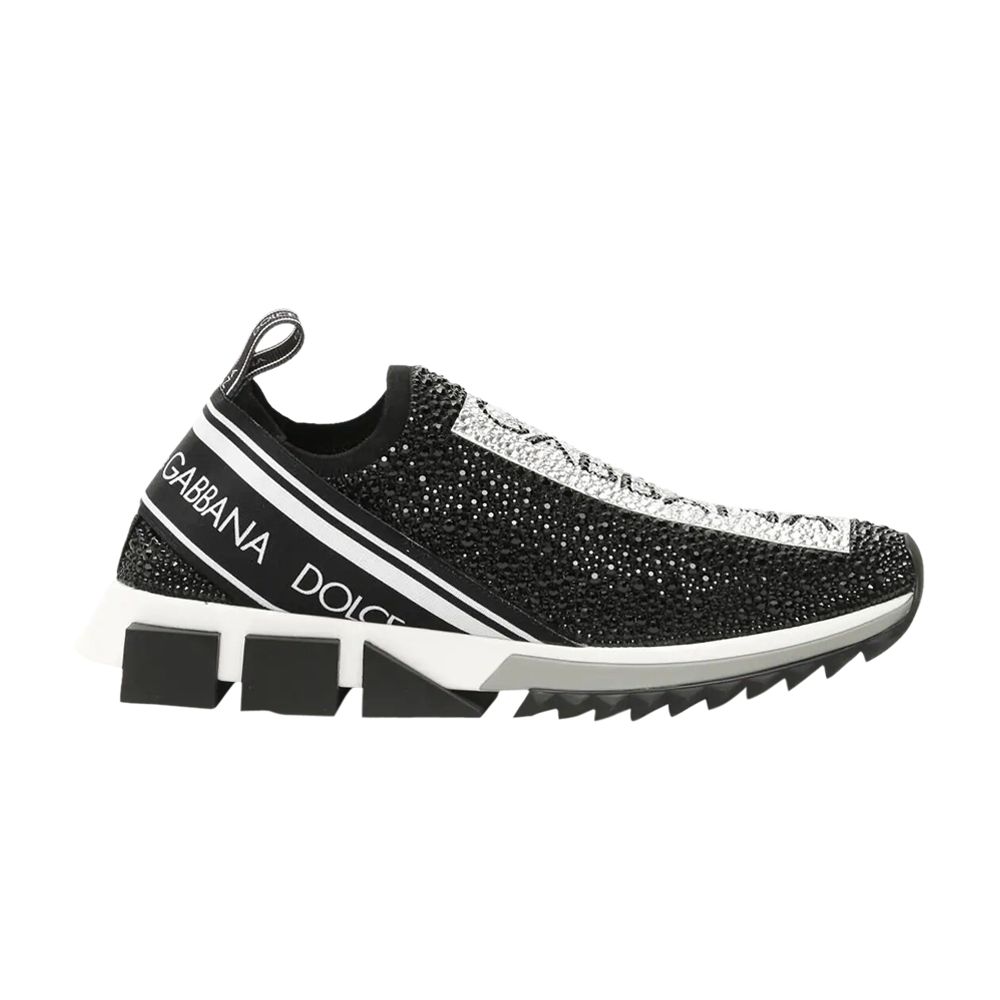 Pre-owned Dolce & Gabbana Sorrento Melt 'black Crystals' | Men's Size 43