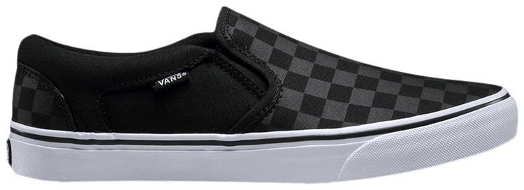Vans Asher Checkers   Black
