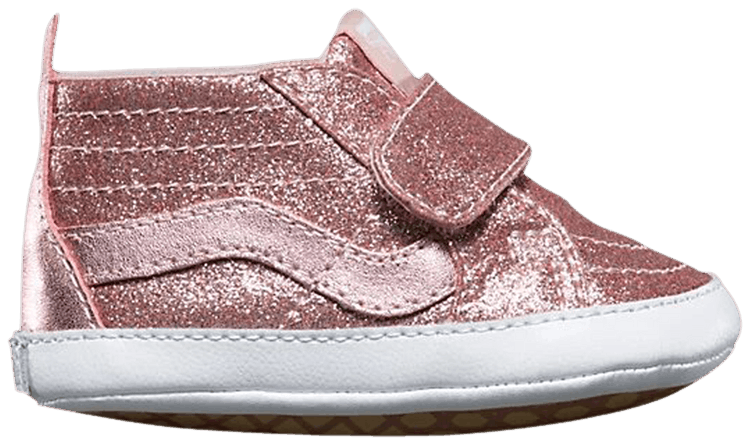Vans Sk8 Hi Crib Glitter Metallic Blush