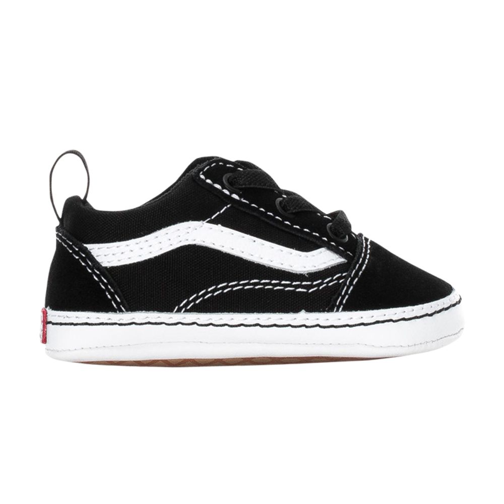 Pre-owned Vans Old Skool Crib 'black White' | Infant Size 6