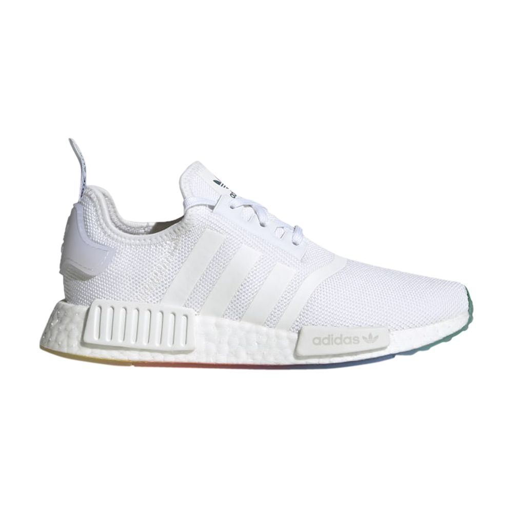 adidas NMD_R1 J 'Rainbow Sole' | White | Kid's Size 5.5 - EH0755