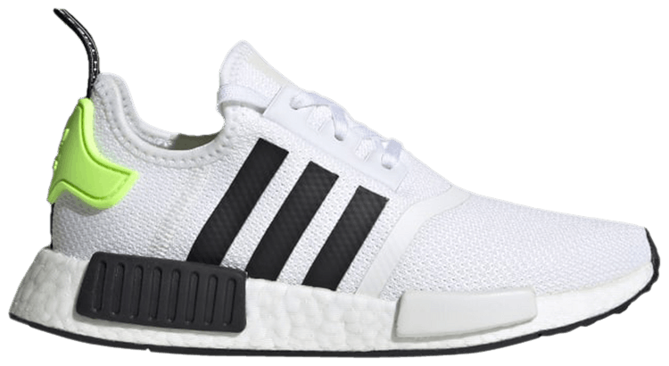 Adidas NMD R1 J White Black Signal Green