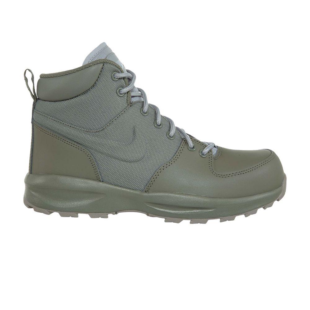 Pre-owned Nike Manoa Gs 'dark Stucco' | Grey | Kid's Size 6.5 In Gray