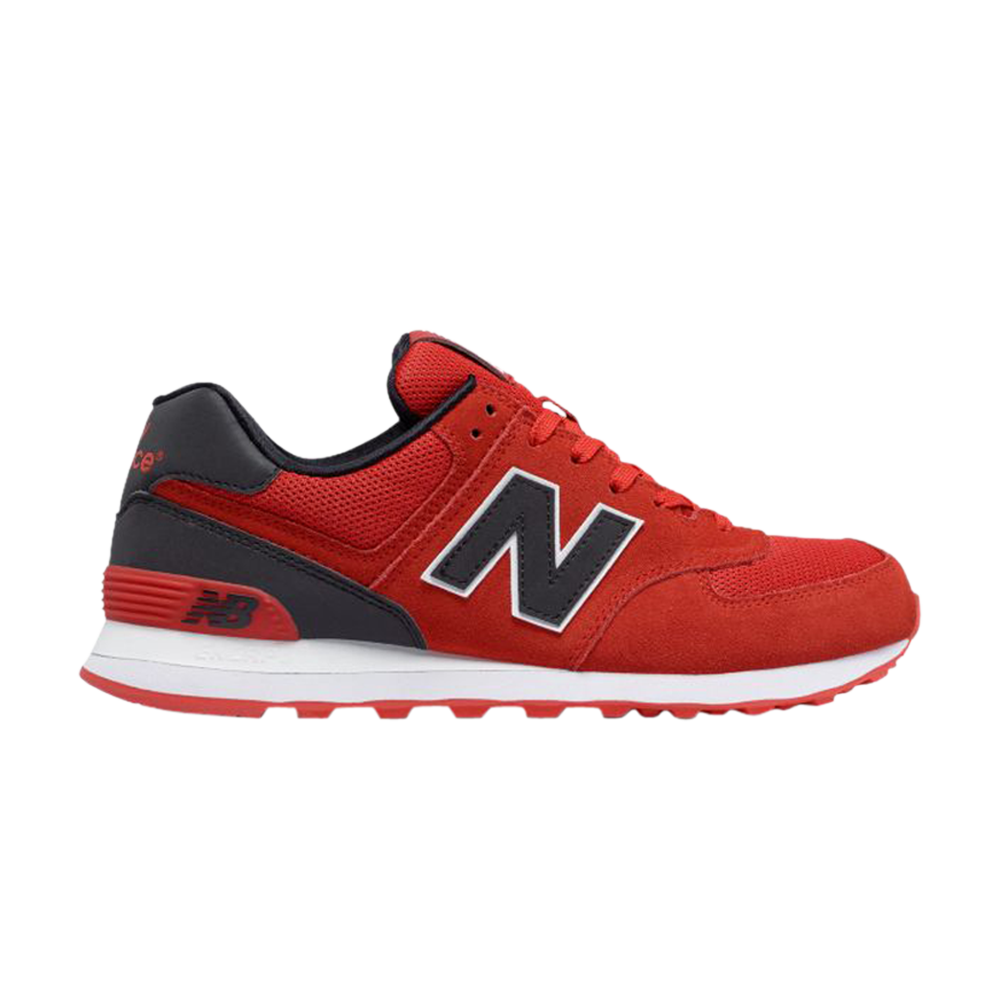 Pre-owned New Balance 574 Reflective 'red'