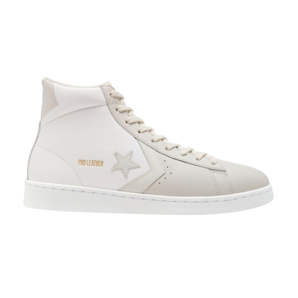 Pre-owned Converse Pro Leather High 'pale Putty' In White
