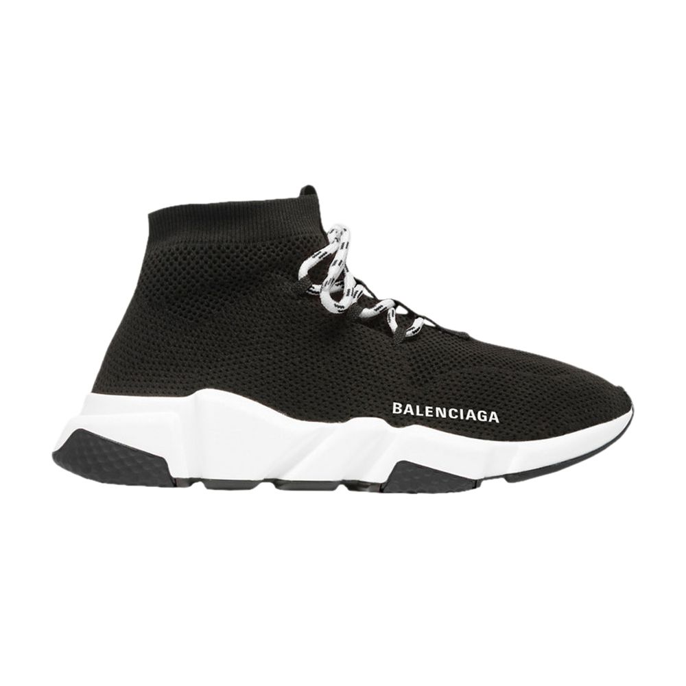 Pre-owned Balenciaga Wmns Speed Lace Up Trainer 'black' | Women's Size 38