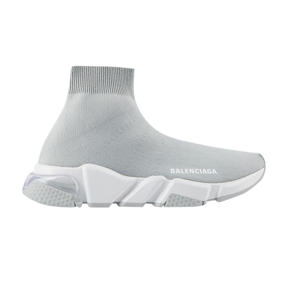 Pre-owned Balenciaga Wmns Speed Clear Sole Trainer 'grey' | Women's Size 35 In Gray