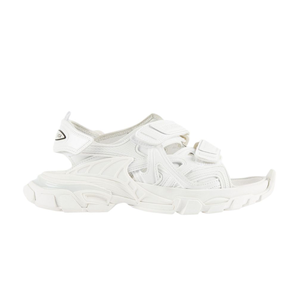 Pre-owned Balenciaga Wmns Track Sandal 'triple White' | Women's Size 35