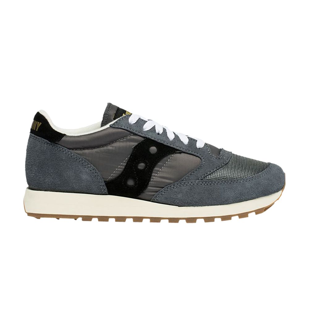 SAUCONY JAZZ ORIGINAL VINTAGE 'DARK GREY BLACK'
