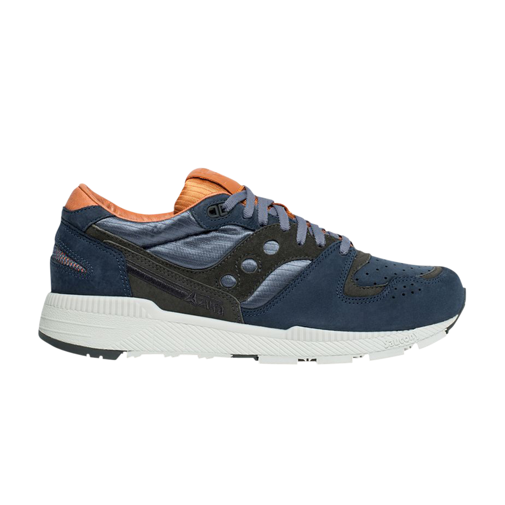 Pre-owned Saucony Azura 'weathered Luxury - Navy Brown' In Blue