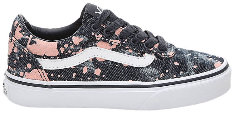 Vans Ward Kids Splatter   Navy Pink