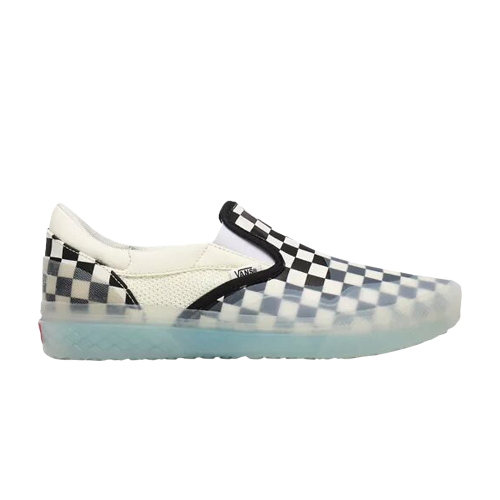 Pre-owned Vans Mod Slip-on 'checkerboard - Marshmallow' In Cream
