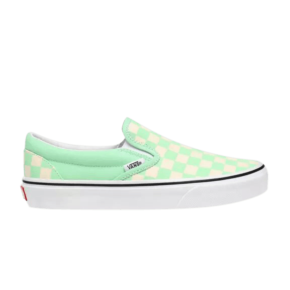 green ash checkerboard vans