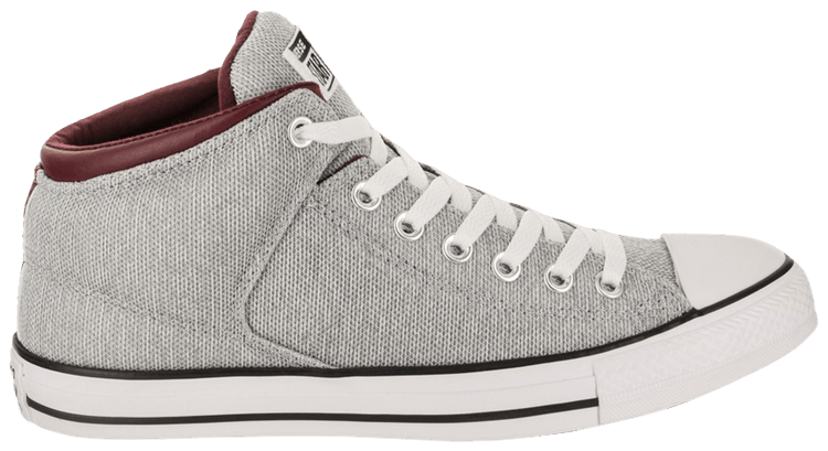 Converse Chuck Taylor All Star High Street High Grey Dark Burgundy