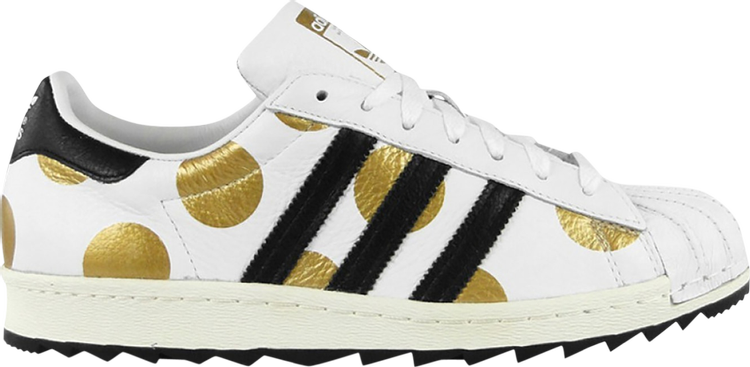 Jeremy Scott x Superstar 80s Ripple 'Metallic Gold Polka Dots'