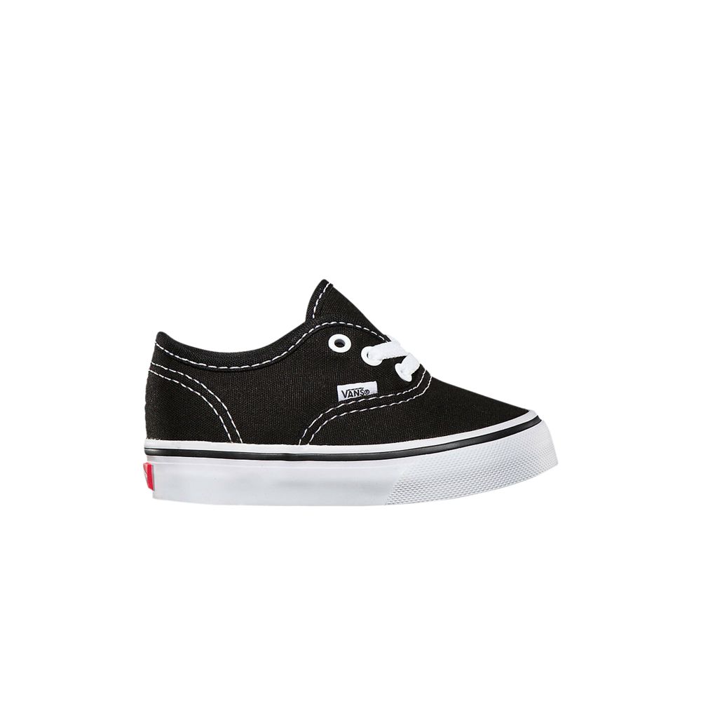 Pre-owned Vans Authentic Toddler 'black White' | Infant Size 6