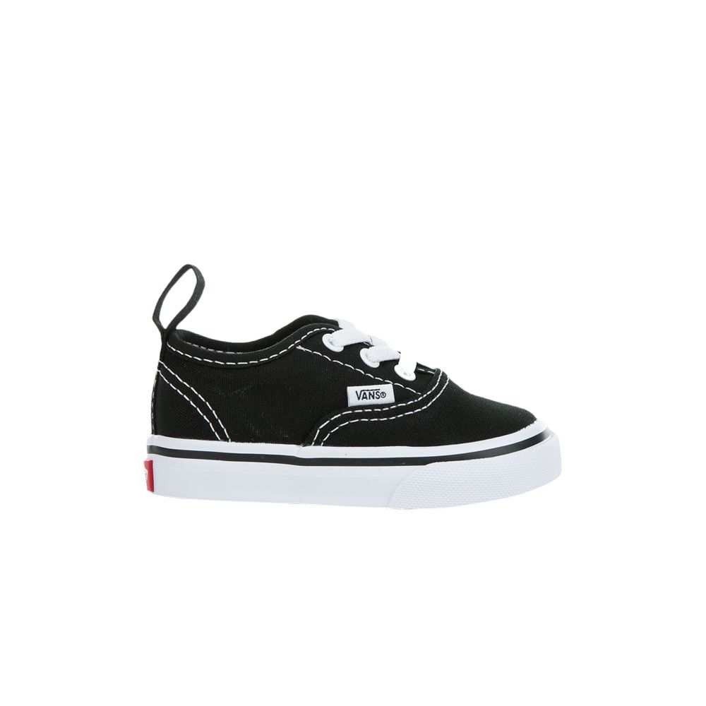 Pre-owned Vans Authentic Elastic Lace Toddler 'black' | Infant Size 3