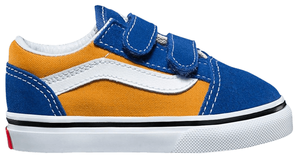 Vans Old Skool V Toddler Pop   Blue Gold