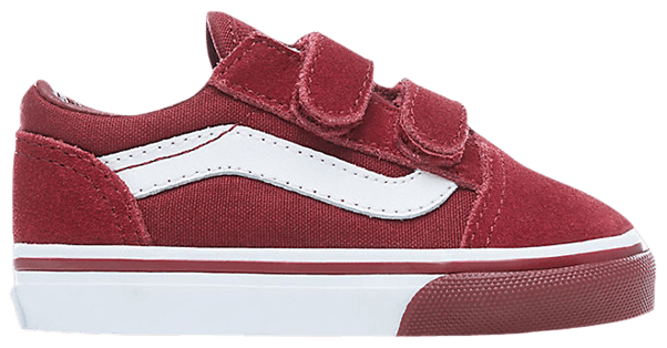 Vans Old Skool V Toddler Mono Bumper   Cabernet