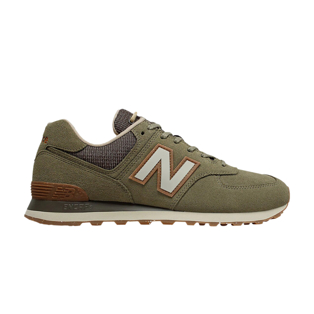 Pre-owned New Balance 574 Premium Outdoors 'covert Green'